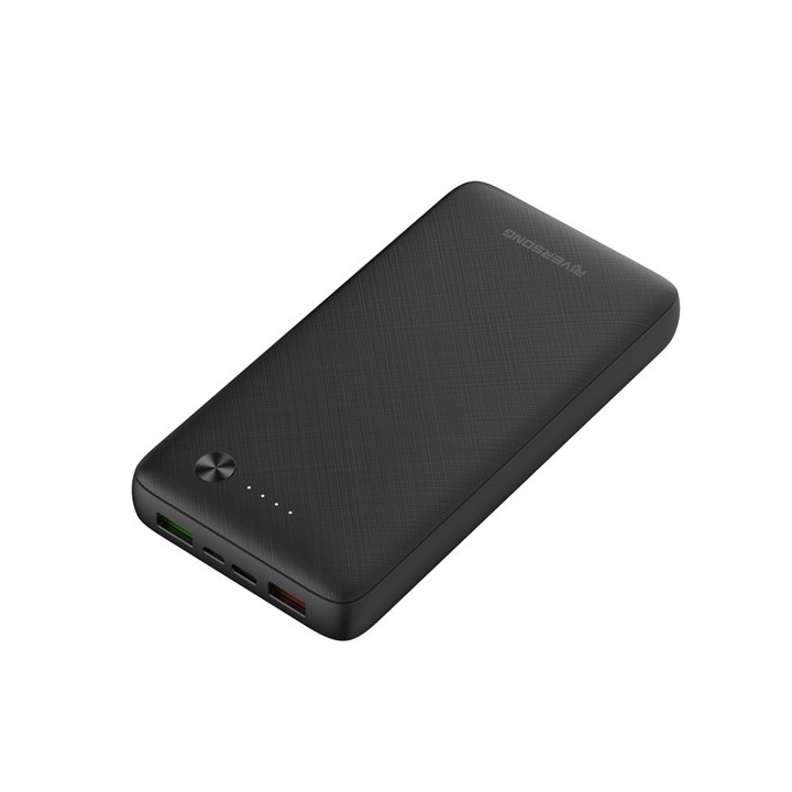 Riversong Horizon 20 Power Bank 20000mAh με 2 Θύρες USB-A Μαύρο