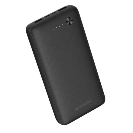 Riversong Horizon 20 Power Bank 20000mAh με 2 Θύρες USB-A Μαύρο
