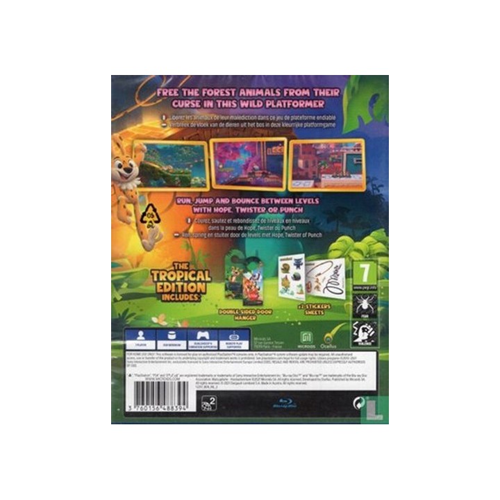 Marsupilami: Hoobadventure Tropical Edition PS4 Game