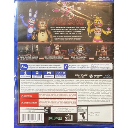 Five Nights at Freddys: Help Wanted PS4 Game