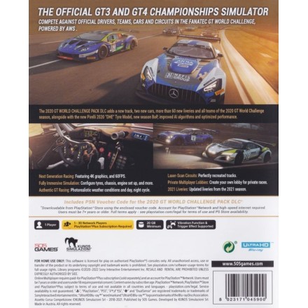 Assetto Corsa Competizione PS5 Game