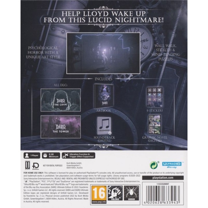 DARQ Ultimate Edition PS5 Game