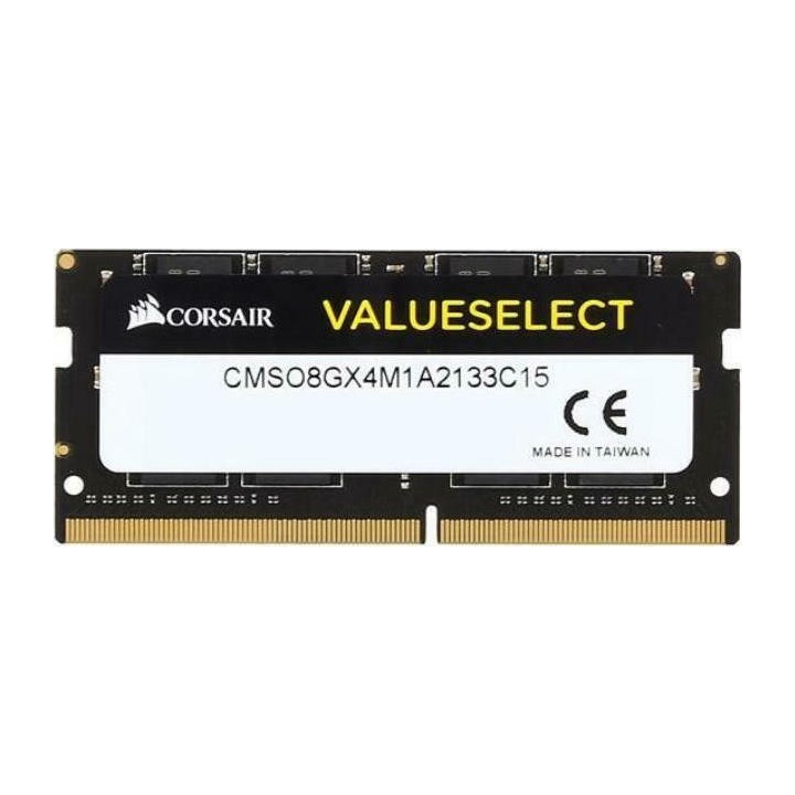 Corsair Value Select 8GB DDR4 RAM με Ταχύτητα 2133 για Laptop (CMSO8GX4M1A2133C15)