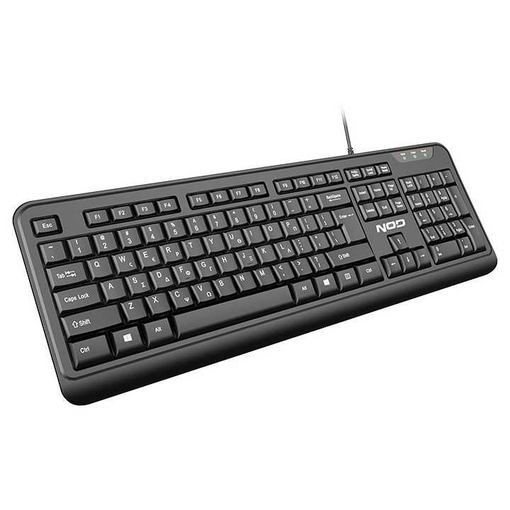 Ενσύρματο πληκτρολόγιο USB NOD Executive με Ελληνικό layout GR