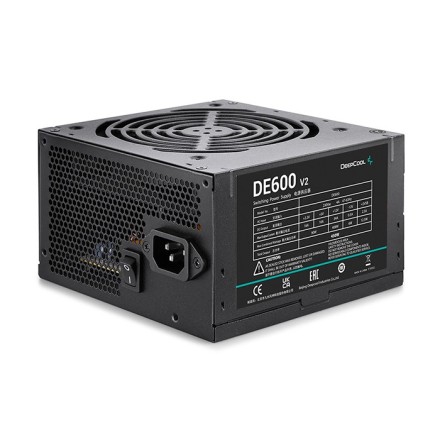 Τροφοδοτικό Η/Υ DEEPCOOL DE600 V2 450W υψηλής απόδοσης, σε μαύρο χρώμα