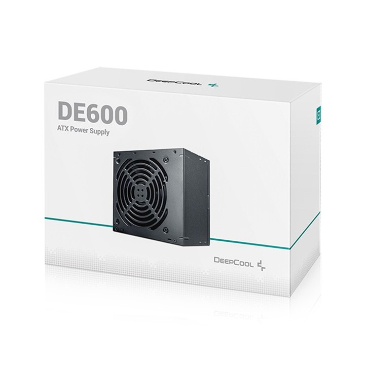 Τροφοδοτικό Η/Υ DEEPCOOL DE600 V2 450W υψηλής απόδοσης, σε μαύρο χρώμα