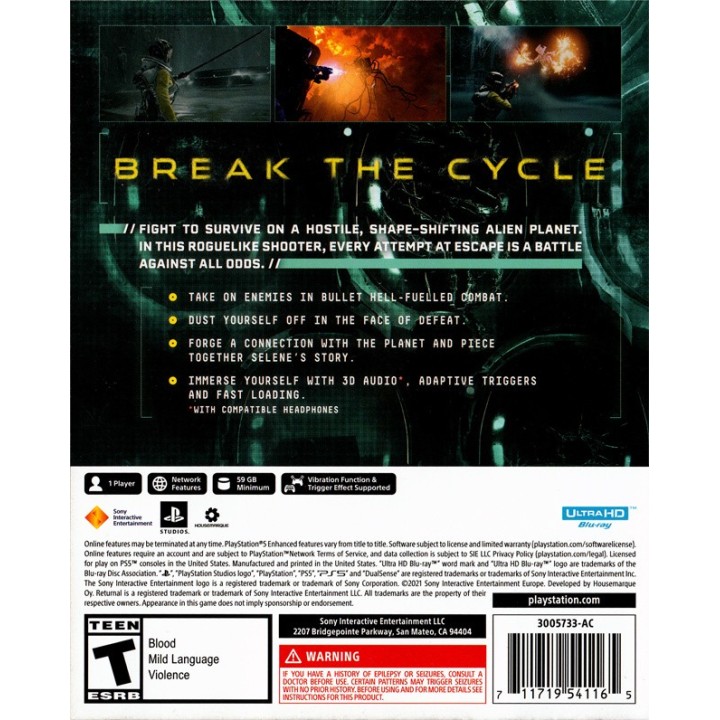 Returnal PS5 Game