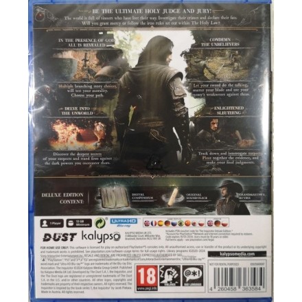 The Inquisitor Deluxe Edition PS5 Game