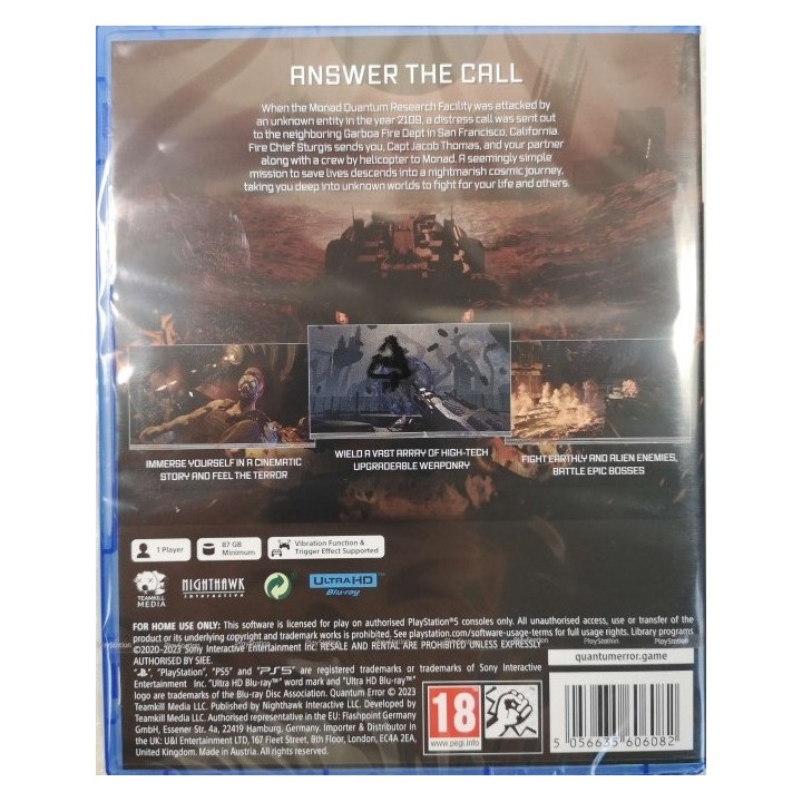 Quantum Error PS5 Game