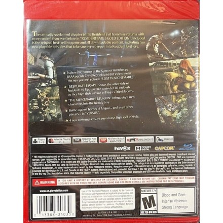 Resident Evil 5 Gold Edition PS3 GAMES