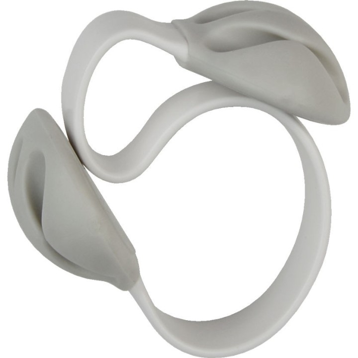 GRAB N GO SILICONE CABLE HOLDER WHITE GNG-154