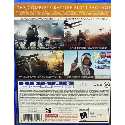Battlefield 1 Revolution Edition PS4 GAMES(CUSA-02387) Used-Μεταχειρισμένο