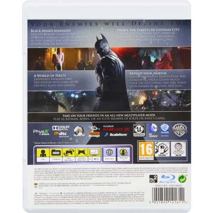 BATMAN ARKHAM ORIGINS (EU) PS3 GAMES Used-Μεταχειρισμένο