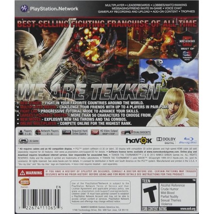 Tekken Tag Tournament 2 - Namco PS3 Game Used-Μεταχειρισμένο