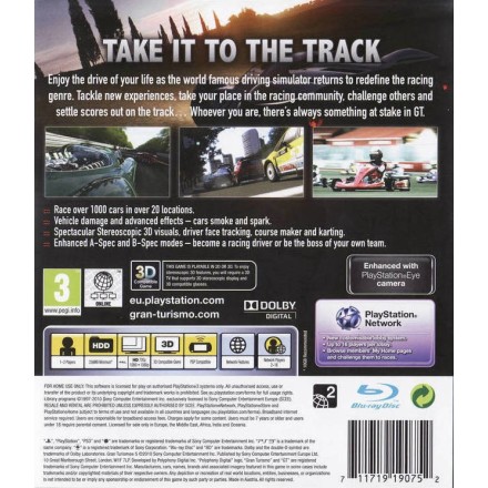 Gran Turismo 5  Full HD 1080P Edition 3D με ελληνική γλώσσα και μενού ή ευρωπαϊκό Μεταχειρισμένο-Used PS3