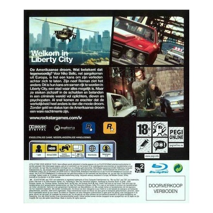 Grand Theft Auto (GTA) IV- Rockstar Games PS3 Game Used-Μεταχειρισμένο