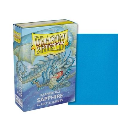 Dragon Shield Card Sleeves SAPPHIRE MATTE Small/Mini Size Japanese 60 Τεμάχια(ART11128)
