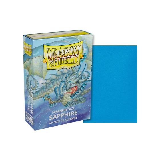 Dragon Shield Card Sleeves SAPPHIRE MATTE Small/Mini Size Japanese 60 Τεμάχια(ART11128)