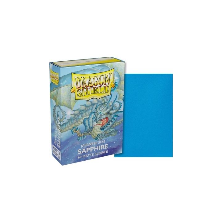 Dragon Shield Card Sleeves SAPPHIRE MATTE Small/Mini Size Japanese 60 Τεμάχια(ART11128)