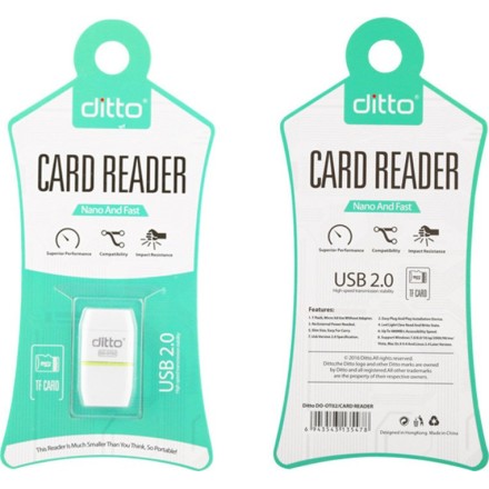 Earldom ET-OT27 Card Reader USB 2.0 για microSD Λευκό(11047)
