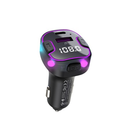 Earldom FM Transmitter Αυτοκινήτου με Bluetooth / USB / Type-C(17767)