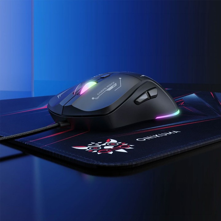 Onikuma TZ3006 Gaming Πληκτρολόγιο με RGB φωτισμό Σέτ 3 in 1 (International English)