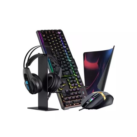 Onikuma 5 in 1 Gaming Πληκτρολόγιο με RGB φωτισμό TZ5006 (Αγγλικό US)(6188)