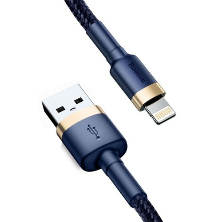 Baseus Cafule Braided USB-A to Lightning Cable Μπλε 1m(40477)
