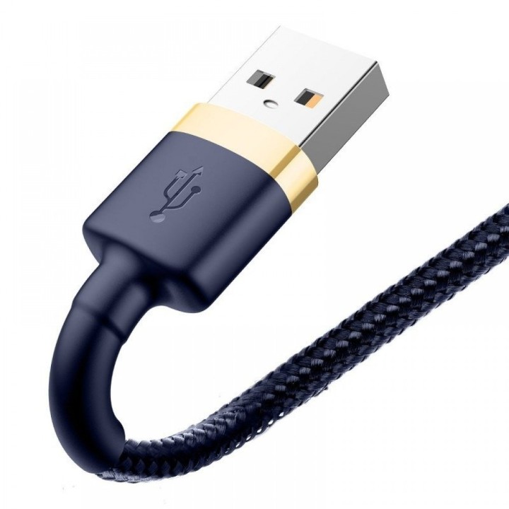 Baseus Cafule Braided USB-A to Lightning Cable Μπλε 1m(40477)