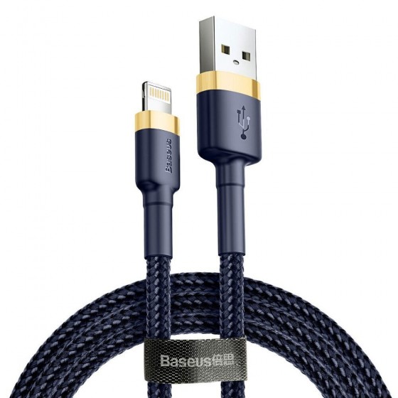 Baseus Cafule Braided USB-A to Lightning Cable Μπλε 1m(40477)
