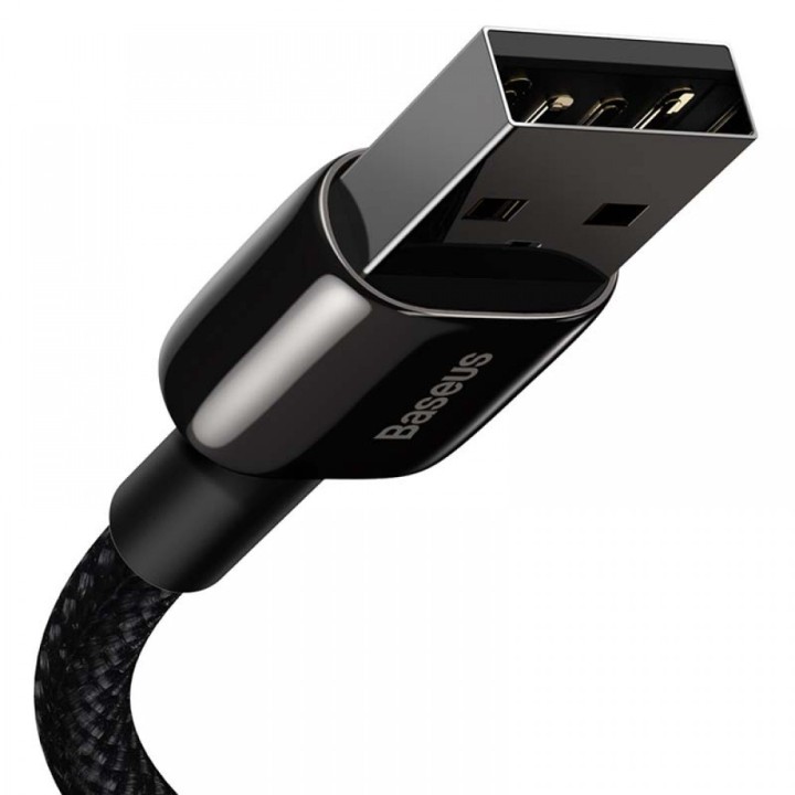 Baseus Tungsten Braided USB to Lightning Cable Μαύρο 1m (CALWJ-01)