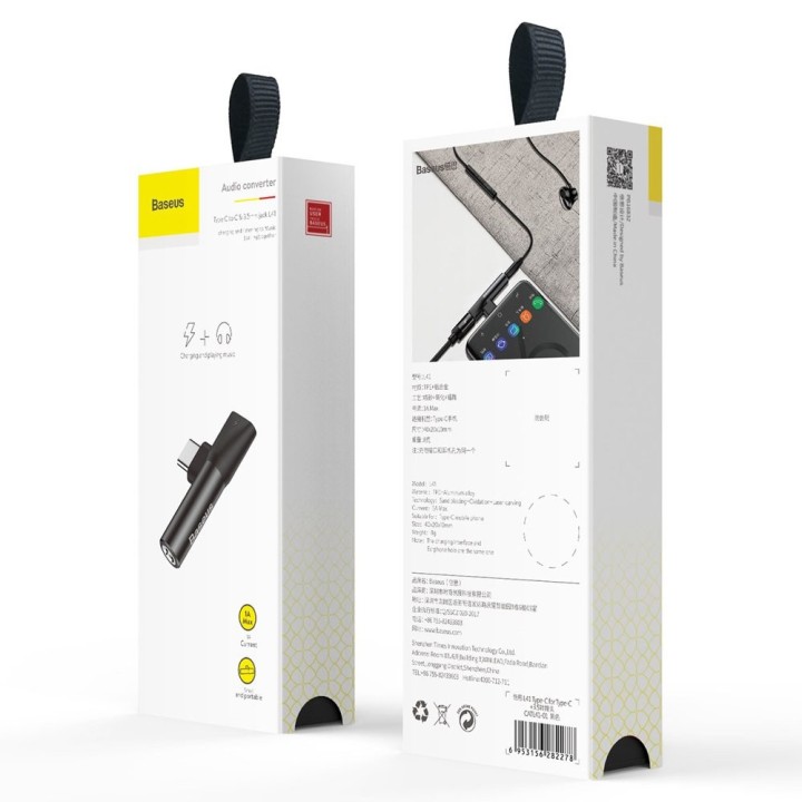 Baseus L41 Μετατροπέας USB-C male σε 3.5mm female 1τμχ