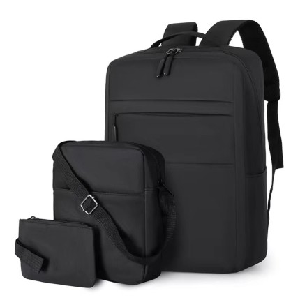 Τσάντα Πλάτης για Laptop 15.6" σε Μαύρο χρώμα 3in1(45312)