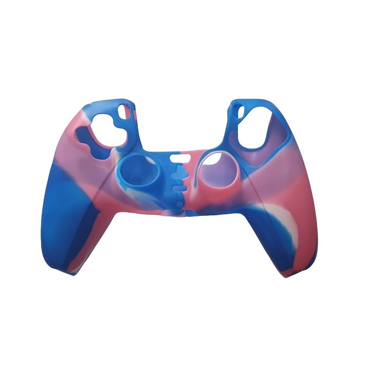 Silicone Case Skin Camouflage Blue-Red-White Κάλυμμα Σιλικόνης Χειριστηρίου - PS5 Controller