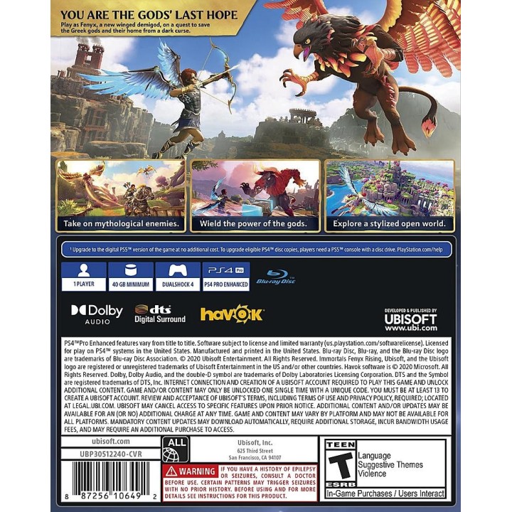 Immortals Fenyx Rising PS4 Game