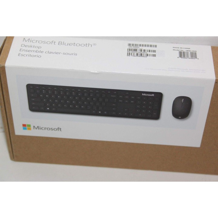 Microsoft 1AI-00026 Ασύρματο Bluetooth Σετ Πληκτρολόγιο & Ποντίκι Ελληνικό Γκρι