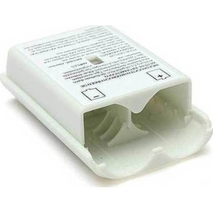 Battery cover compatible with Xbox 360 Controller White