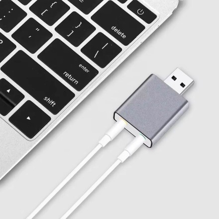 De Tech Εξωτερική USB Κάρτα Ήχου 7.1 (17857)