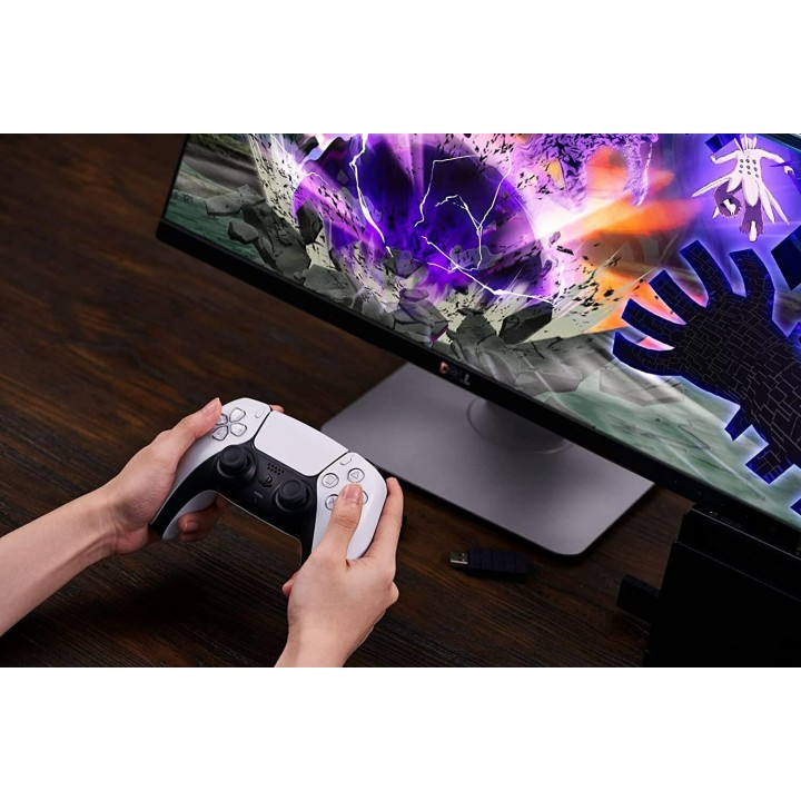 8Bitdo Wireless USB Adapter 2 για PC / Xbox One / Switch / PS5 / Android / iOS σε Μαύρο χρώμα