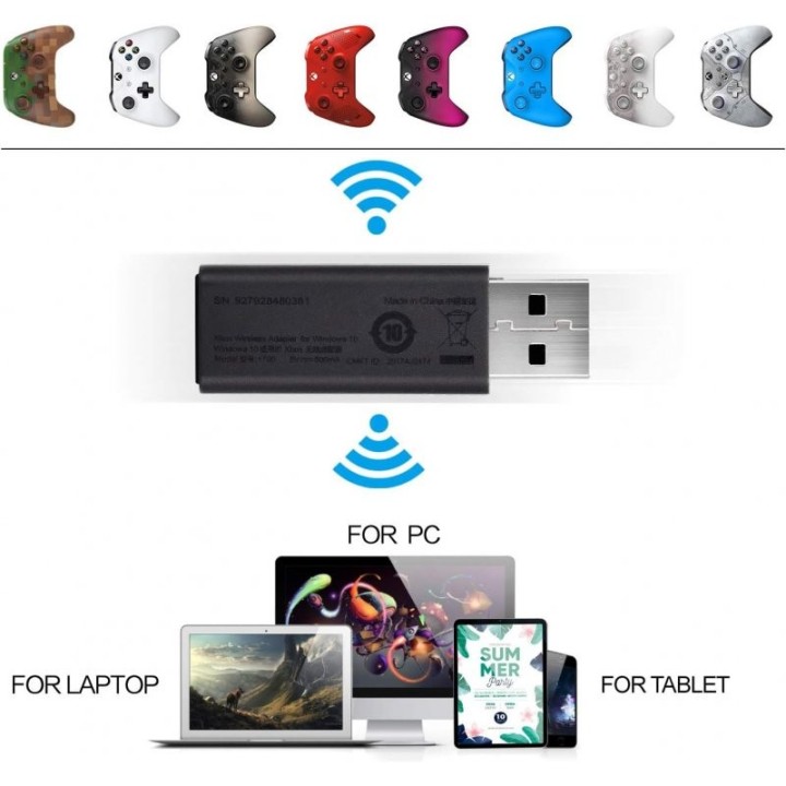 Wireless Adapter για Xbox One / Xbox Series σε Μαύρο χρώμα
