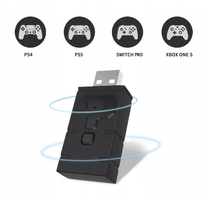 Προσαρμογέας Bluetooth για Nintendo Switch Switch Lite Android PC XBOX ONE S PS4 PS5 Χρώμα Μαύρο