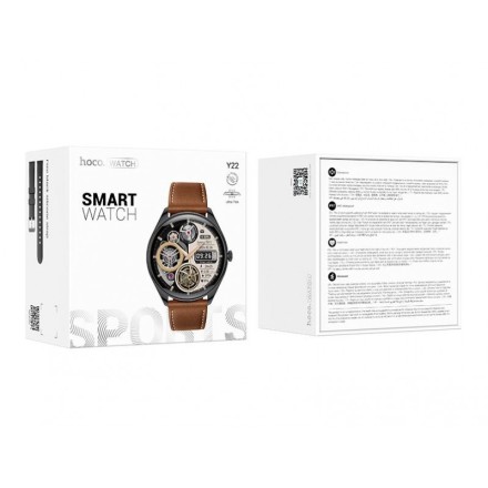 Hoco Y22 Call Version Smartwatch (Μαύρο)