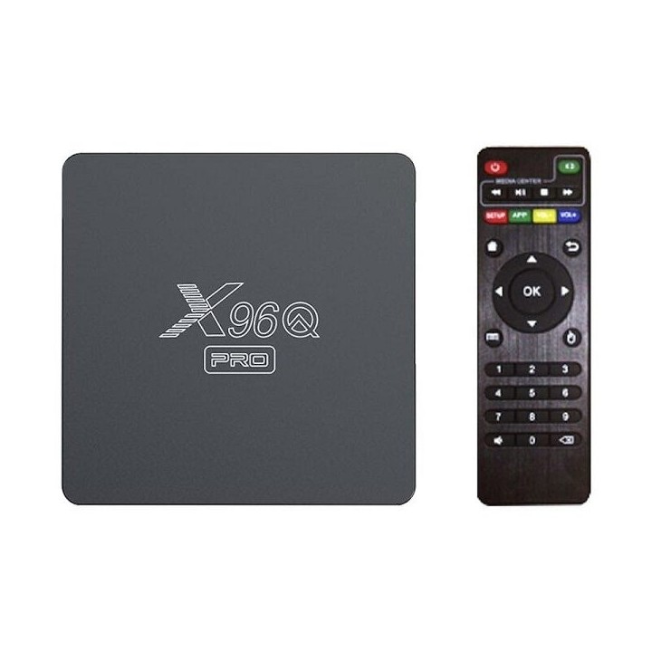 TV Box X96Q-PRO 4K UHD με WiFi 2GB RAM & 16GB Αποθηκευτικό Χώρο με Λειτουργικό Android 10.0