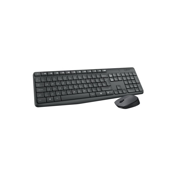 Logitech MK235 Desktop Combo GR (Black, Wireless) (LOGMK235GR)
