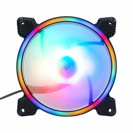 Halo Case Fan 120mm με RGB Φωτισμό και Σύνδεση 3-Pin / 4-Pin / Molex (63072)