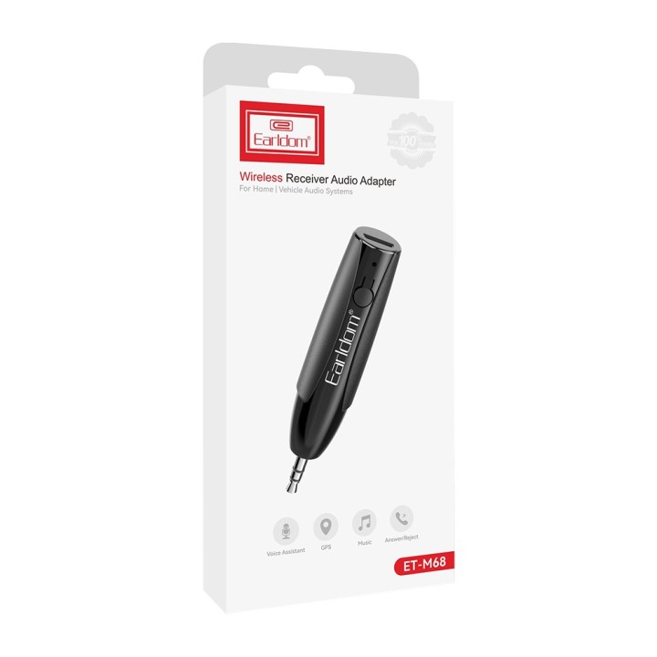 Earldom ET-M68 Bluetooth Receiver με θύρα εξόδου 3.5mm Jack