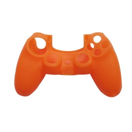 Silicone Case Κάλυμμα Σιλικόνης για Χειριστήρια PS4 Orange -Πορτοκαλί χρώμα