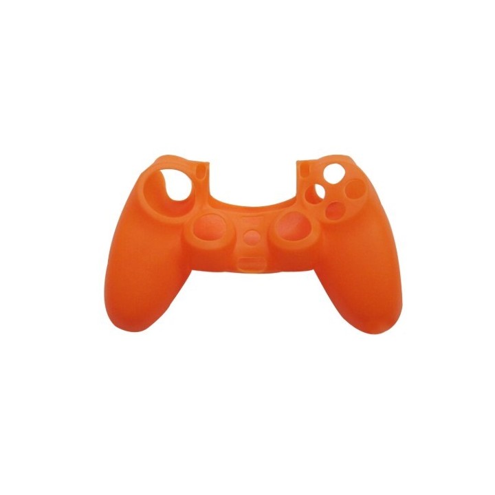 Silicone Case Κάλυμμα Σιλικόνης για Χειριστήρια PS4 Orange -Πορτοκαλί χρώμα