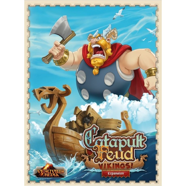 Catapult Feud: Vikings για 2 Παίκτες 14+ Ετών Vesuvius Media Επέκταση Παιχνιδιού (EN)