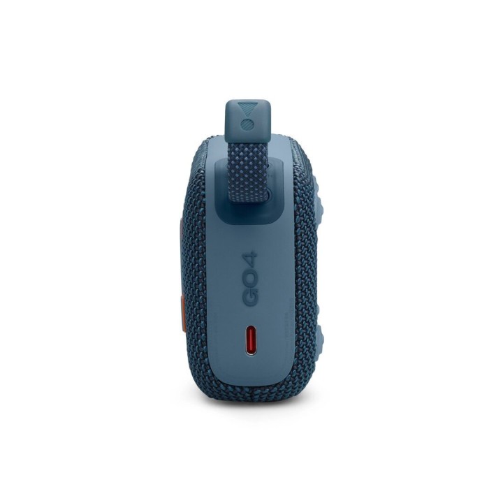 JBL Go 4 Αδιάβροχο Ηχείο Bluetooth 4.2W με Διάρκεια Μπαταρίας έως 7 ώρες Μπλε